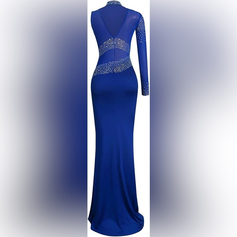 Elegant Blue Women's Dress